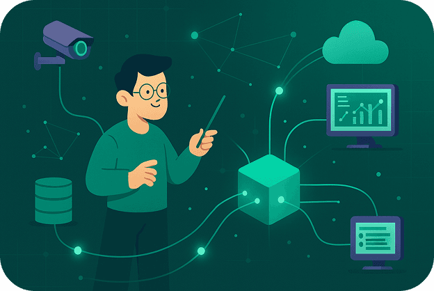 Data Orchestra Illustration